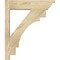Ekena Millwork Merced Rough Sawn Traditional Outlooker, Douglas Fir, 6"W x 22"D x 26"H OUT06X22X26MRC01RDF - alternate 4